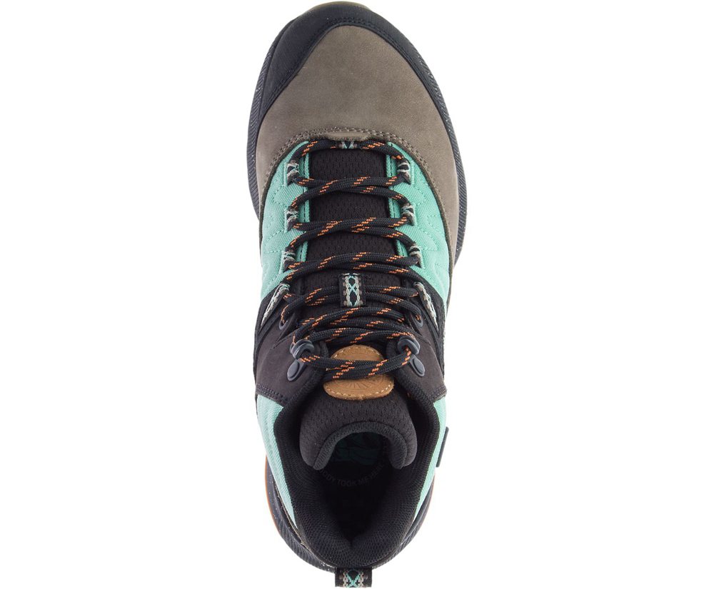 Botas Senhora - Merrell Zion Mid Waterproof X Unlikely Hikers Wide Width - Multicoloridas - FZC54781